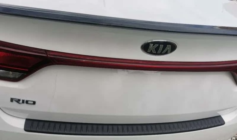 STYLE  Накладка на задний бампер Kia Rio 4 Киа Рио 4 седан 2017-2020г до рестайл   фото 4