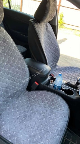 Чехлы  накидки на сиденье вельвет серый комплект 5шт    фото 15