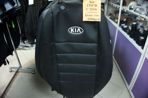 Авточехлы  Kia Ceed Киа Сид 2018-2022г экокожа черная    фото 1