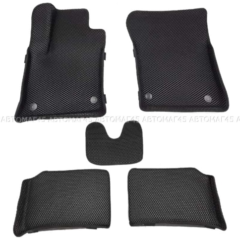 EVA ЭВА 3D коврики в салон Opel Astra H 2004-2011г черный ромб компл 5шт CITY 3D фото 2