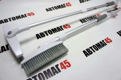 Airline  щетка для снега со скребком телескопическая большая 86-123см    фото 3