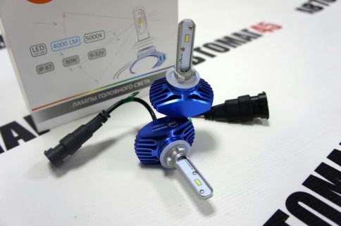 SVS S1  plus чип CSP LED 2шт H27 12В 30W 5000К 4000Lm с обманкой гарантия 5 мес    фото 7