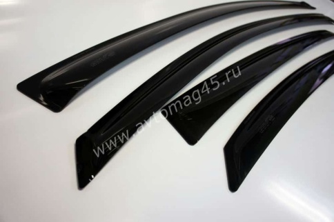 ANVair  дефлекторы окон Hyundai Solaris Хендай Солярис седан 2017-2022г комплект 4шт    фото 3