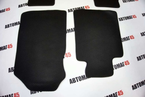 EVA ЭВА  коврики в салон Haval F7 1пок 2018-2024г Haval F7X 2020-2024г черные рисунок ромб  4шт    фото 5