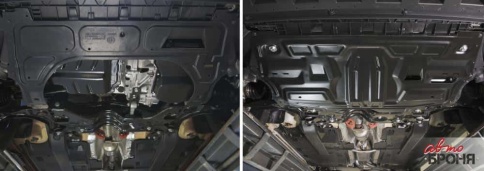 Защита картера и КПП крепеж сталь Volkswagen Polo с 10г Polo Л/б с 20г Fabia c 10г Rapid с 14г  фото 5