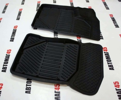 Rezkon Коврики  в салон передние Лада Granta Гранта Лада Kalina Калина Datsun On-Do Mi-Do 2шт    фото 2