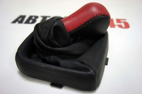 Azard  Ручка КПП с чехлом ВАЗ 2113 2114 2115 экокожа черно-красная    фото 7