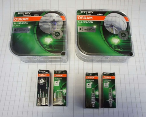 Osram  лампа H3 Allseason super +30% 12V 55W    фото 7