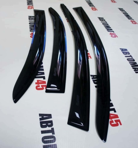 ANVair  дефлекторы окон Chevrolet Aveo Шевроле Авео седан 05-12г Ravon Nexia R3 16-20г компл 4шт фото 3