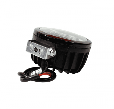 C2R Светодиодная  фара дальний свет круг 3 диода + дхо d=90мм 12-32V 1шт гарантия 1 мес G0029T   фото 2