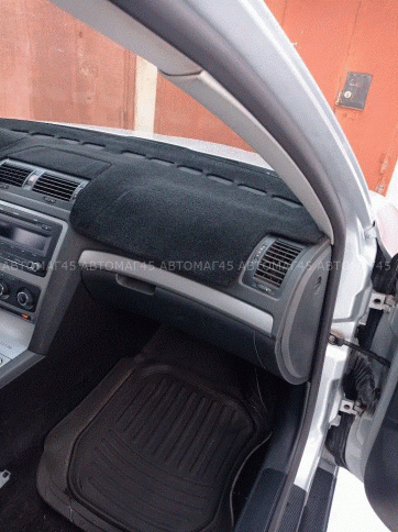 Накидка на панель Skoda Octavia A5 Шкода Октавиа А5 2004-2013г карпет Maximal фото 10