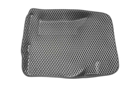 BORATEX  коврики в салон 3D EVA ЭВА Toyota Prado J150 2017-2022г черные рисунок ромб комплект 5шт    фото 4