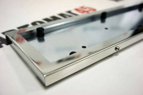 Sal-man рамка номерного знака нержавейка хром    фото 5