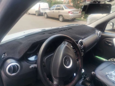 Накидка на панель Largus Ларгус 12-19г Logan Логан до 13г Sandero Stepway Степвей до 15г карпет фото 7