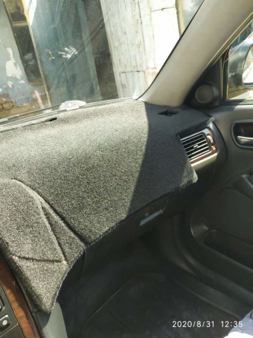 Накидка на панель Toyota Avensis T220 Тойота Авенсис Т220 1997-2001г карпет  фото 3