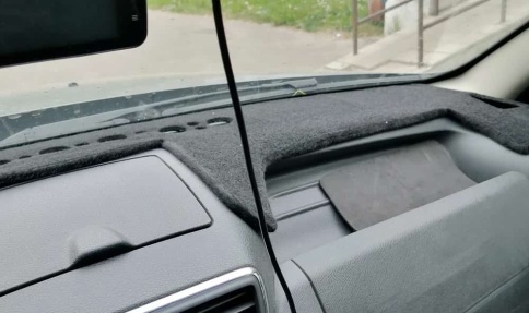 Накидка на панель Renault Duster 1 2010-2020г Nissan Terano 2013-2019г Lada Largus 2020-2023г карпет фото 2