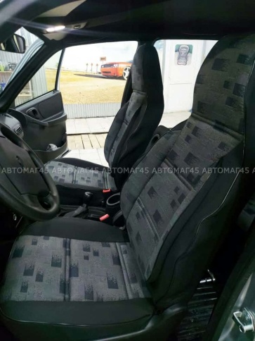 Авточехлы  Лада Lada Нива Тревел Travel с 2021г жаккард серый    фото 4