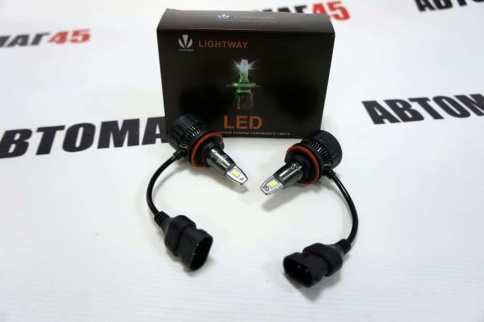 LTway  V3 светодиодные лампы LED 2шт H11 12В 30W 6000K 3900Lm с обманкой гарантия 5мес   фото 2