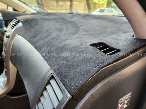 Накидка на панель Toyota Corolla Тойота Королла 2007-2013г кузов 150 алькантара фото 3