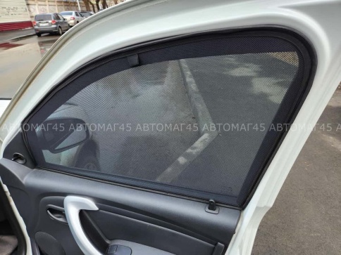 TLT  каркасные шторки на магнитах Лада Ларгус Renault Logan Sandero с 05г передние стандарт 2шт 10% фото 5