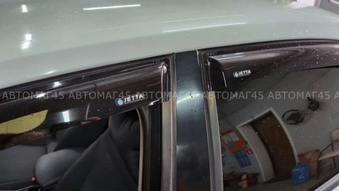 VAD  дефлекторы окон Volkswagen Jetta Фольцваген Джетта 2010-2019г 6 поколение комплект 4шт    фото 3