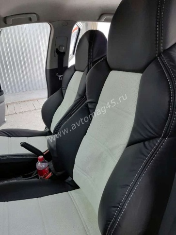 Экстрим  чехлы универсальные экокожа черный белый комплект    фото 4