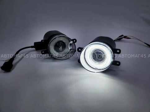 Ruzoom  Фары противотуманные линза 2 режима Toyota Lexus LED+ДХО 50W 4000LM  2шт гарантия 6 мес    фото 5