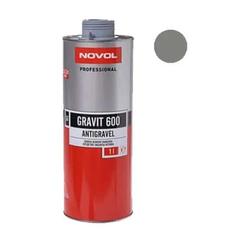 NOVOL GRAVIT 600  антигравий серый под пистолет 1л    фото 2