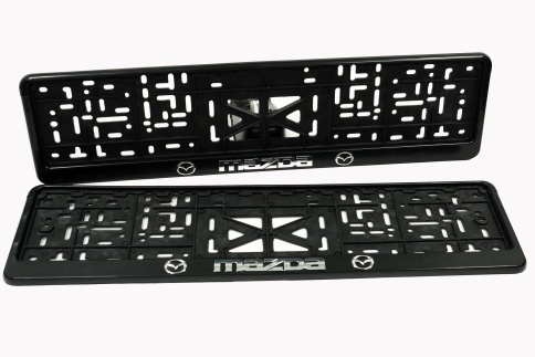 Рамка  номерного знака Mazda    фото 1