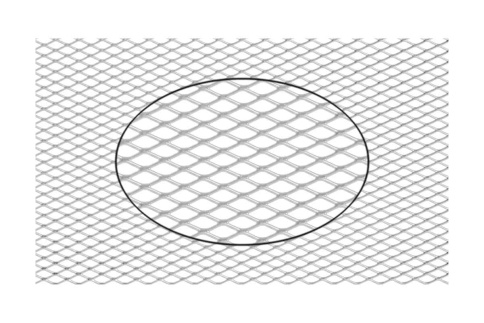 Airline  защитная сетка на решетку радиатора ячейка алюминиевая без покраски 10ммх4мм 40х100см    фото 3