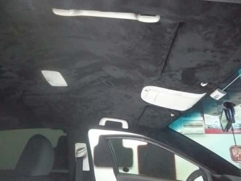 Алькантара  самоклеющаяся черная 1м х 1,5м Premium Dark Small Black фото 6