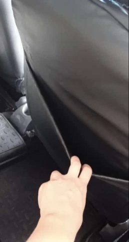 PSV Altara Next чехлы универсальные экокожа алькантара черные  комплект    фото 2