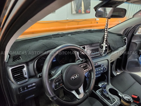 Накидка автомобильная на панель Kia Sportage Киа Спортаж 2016-2022г кузов QL карпет Maximal фото 5