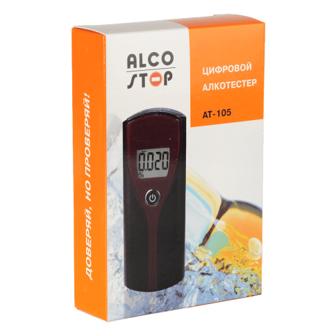 INTEGO  Алкотестер цифровой АТ105 ЖК дисплей с подсветкой    фото 3