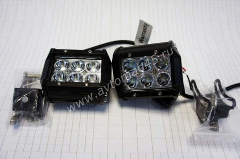 Allroad  фара светодиодная 6000К 1600Lm 10-30V  6 диодов 18Вт ближний свет 1шт гарантия 12 мес фото 4