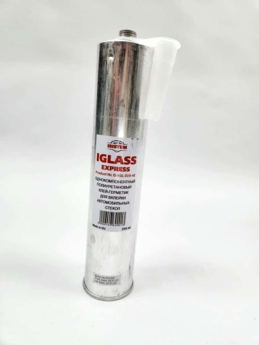 Iglass Exspress Клей герметик для вклейки стекол однокомпонентный полиуретановый 310мл фото 3