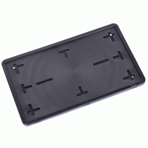 Dollex  рамка номерного знака квадратная силиконовая с адаптером 290*170мм черная 1шт    фото 2