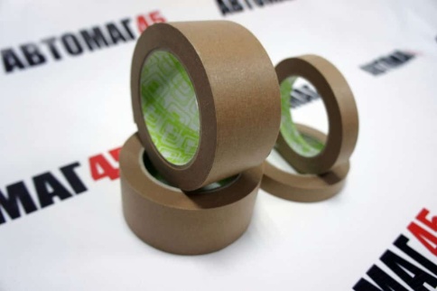 Holex  скотч малярный 19мм коричневый    фото 3