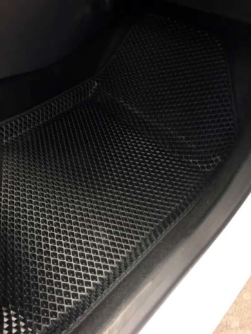 BORATEX  коврики в салон 3D EVA ЭВА Renault Kaptur 2016-2020г черные рисунок ромб комплект 5шт фото 4