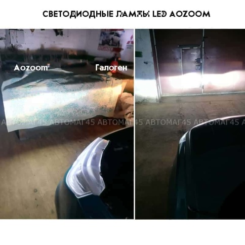 AOZOOM лампы LED 2шт D2H под цоколь D2 12В 55W 5500K 6000Lm  с обманкой гарантия 12мес    фото 7