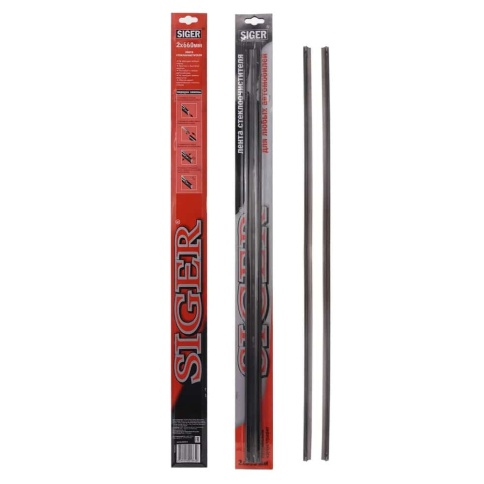 Siger  резинка стеклоочистителя комплект  для каркасных щеток 660мм    фото 1