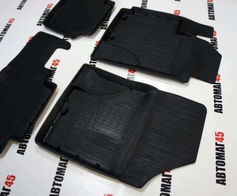 Коврики  в салон Kia Rio c 2017г Rio X-Line с 2017г Hyundai Solaris c 2017г комплект 4шт    фото 2