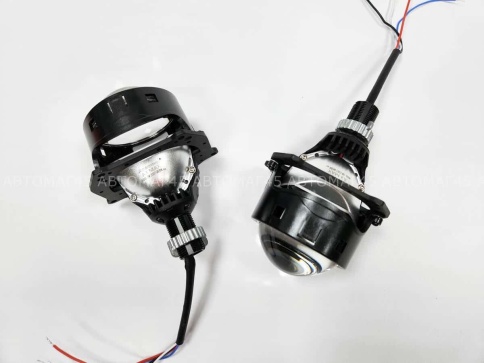 Aozoom  A3 Max 2024 светодиодные Би-Led линзы 3.0" 12V 49W 5500K 4200Lm 1 чип гарантия 12 месяцев    фото 11