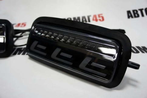 TLT  надфарники Нива 21214 урбан бронто легенд LED бегущий под LEXUS 2шт гарантия 6 мес    фото 6