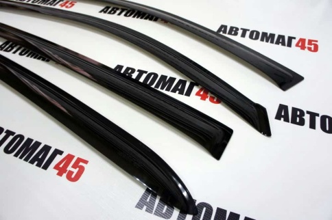 ANVair  дефлекторы окон KIA Rio X-Line Киа Рио Х-Лайн хэтчбек 2017-2022г комплект 4шт    фото 3