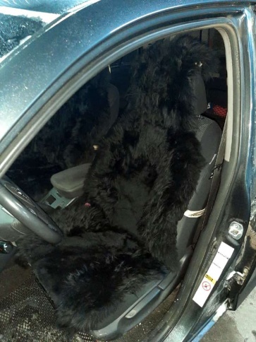 Автоцентр Накидки  комбинированные черный 140x50см 2шт  фото 2