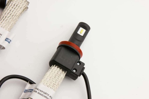 Lumen  Flex H11 светодиодная лампа LED 1шт H8/H9/H16 12В 25W 6000K 4200Lm гарантия 6мес фото 3