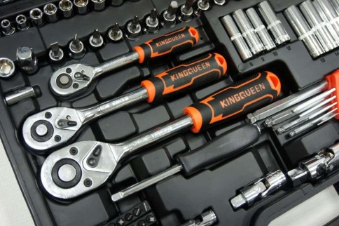 KINGQUEEN  набор инструментов 121 предмет 1/2" 1/4" 1/8"    фото 2