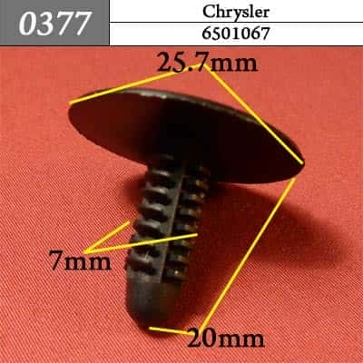 0377 Клипса пистон для Chrysler  фото 1